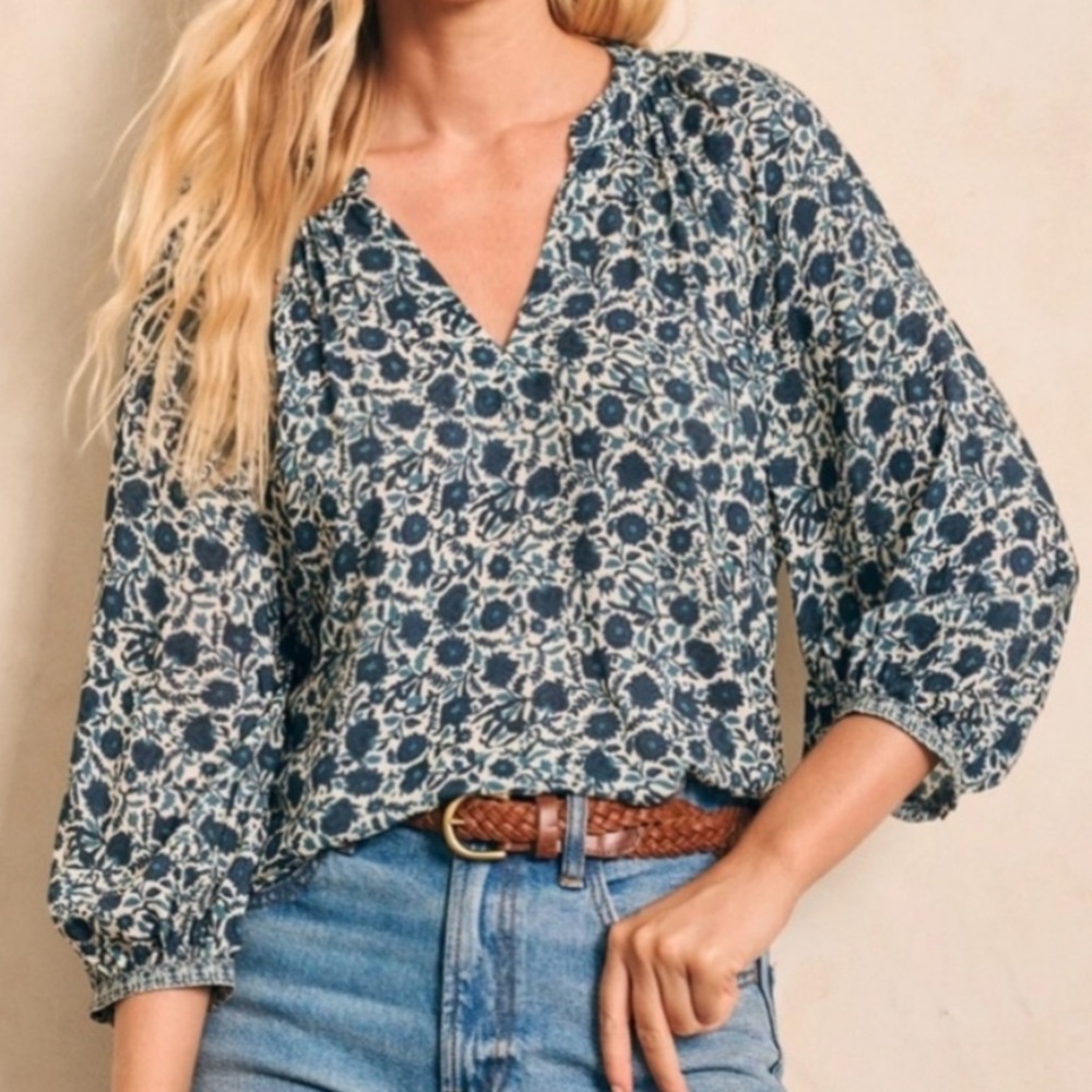Faherty Portia Top size Medium